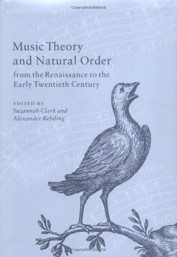 Music theory and natural order from the Renaissance to the early twentieth century Cover