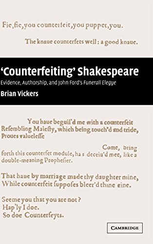 Counterfeiting Shakespeare Cover