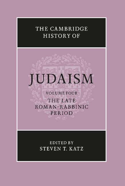 The Cambridge History of Judaism, Vol. 4 Cover