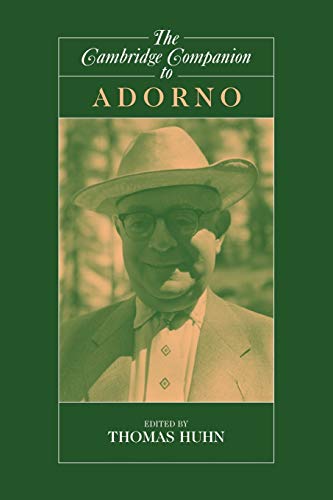 The Cambridge companion to Adorno Cover