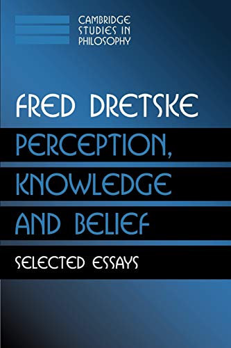 Perception, Knowledge and Belief Cover