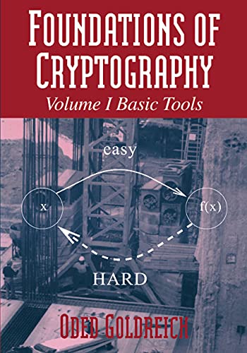 Foundations of cryptography Cover