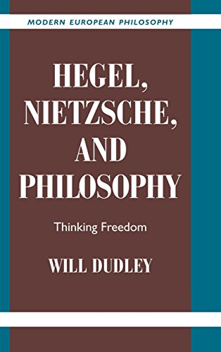 Hegel, Nietzsche, and Philosophy Cover