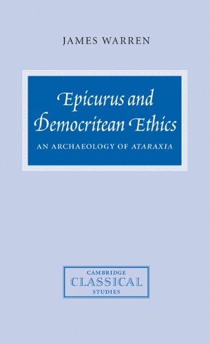 Epicurus and Democritean Ethics Cover