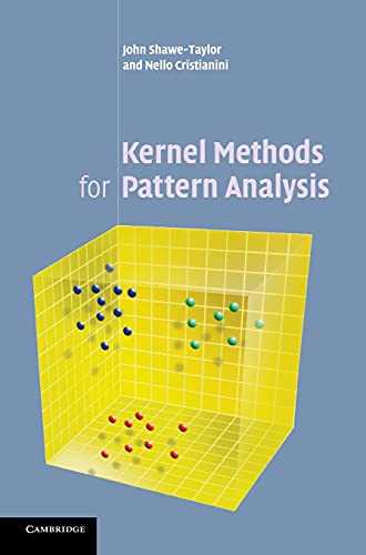 Kernel Methods for Pattern Analysis Cover