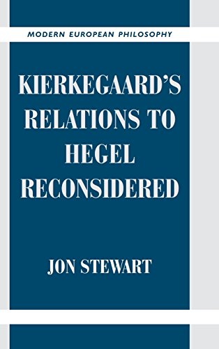 Kierkegaard's Relations to Hegel Reconsidered Cover