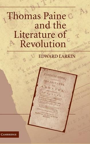Thomas Paine and the Literature of Revolution Cover