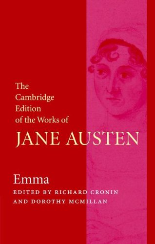 The Cambridge edition of the works of Jane Austen Cover