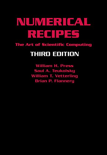 Numerical Recipes 3rd Edition Cover