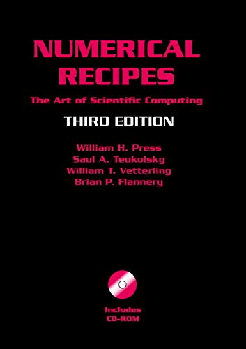Numerical Recipes with Source Code CD-ROM 3rd Edition Cover