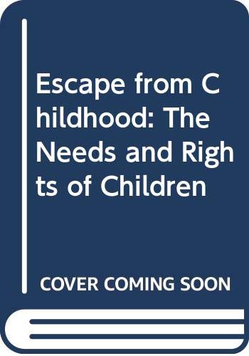Escape from childhood Cover