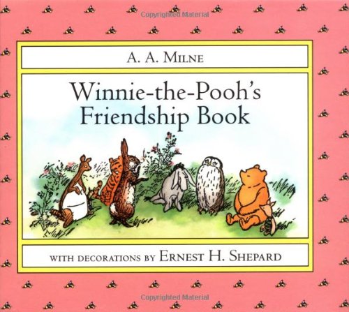 Winnie-the-Pooh's friendship book Cover