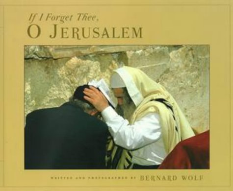 If I forget Thee, O Jerusalem Cover
