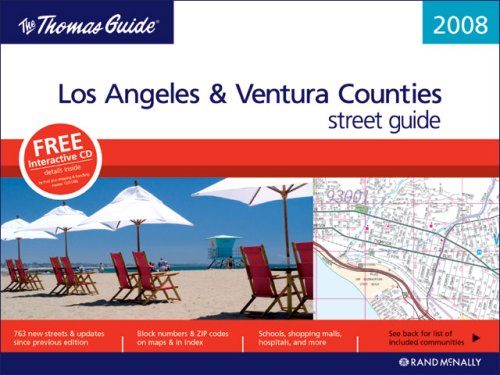 The Thomas Guide 2008 Los Angeles & Ventura County, California (Thomas Guide Los Angeles/Ventura Counties Street Guide & Directory) Cover