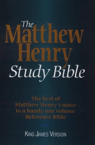 The Matthew Henry study Bible Cover