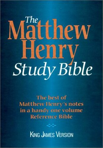 The Matthew Henry Study Bible: King James Version Poster