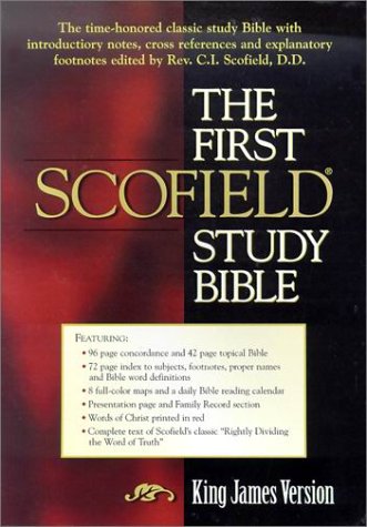 KJV First Scofield Study Bible Cover