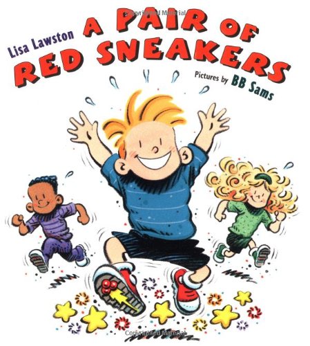 A pair of red sneakers Cover