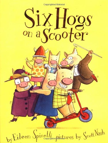 Six hogs on a scooter Cover