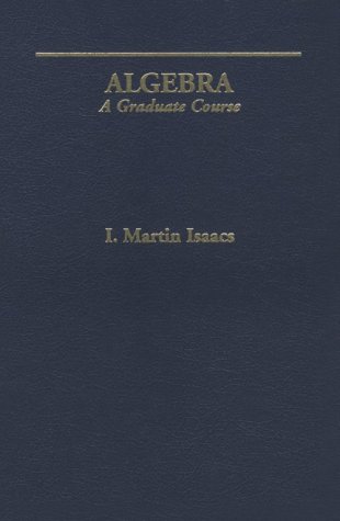 Algebra, a graduate course Cover