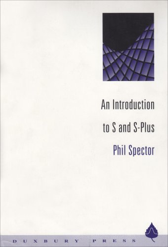 An introduction to S and S-plus Cover