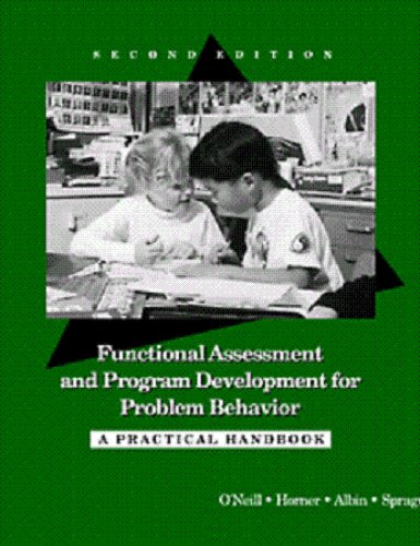 Functional assessment and program development for problem behavior Cover