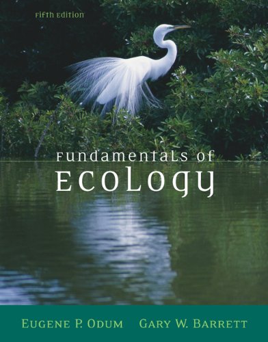 Fundamentals of ecology Cover