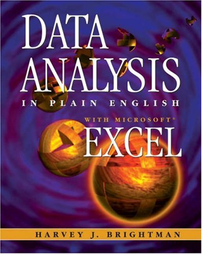 Data analysis in plain English with Microsoft Excel Cover