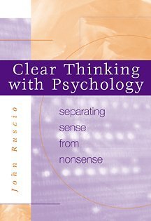 Clear thinking with psychology Cover