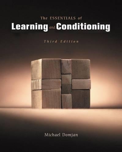 The essentials of conditioning and learning Cover