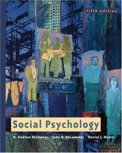 Social psychology. Cover