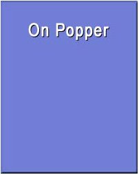 On Popper Cover