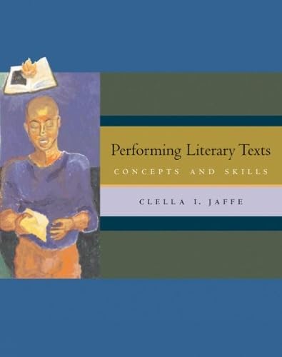 Performing literary texts Cover