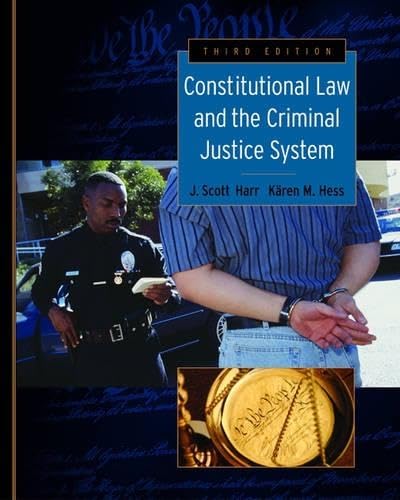 Constitutional law and the criminal justice system Cover