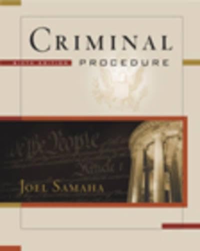 Criminal procedure Cover
