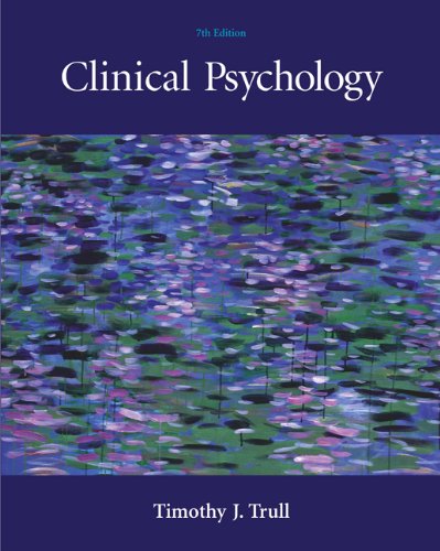 Clinical psychology Cover