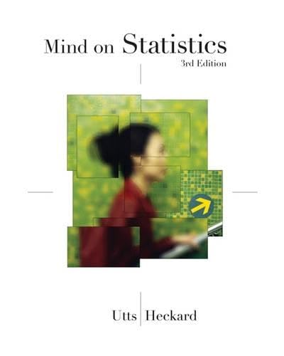 Mind on Statistics (w/CD & ThomsonNOW, iLrn Homework Student Version, InfoTrac  2-Semester, Personal Tutor with SMARTHINKING, Internet Companion for Statistics 2-Sem. PAC) Cover