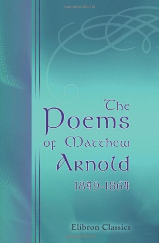 The Poems of Matthew Arnold Cover