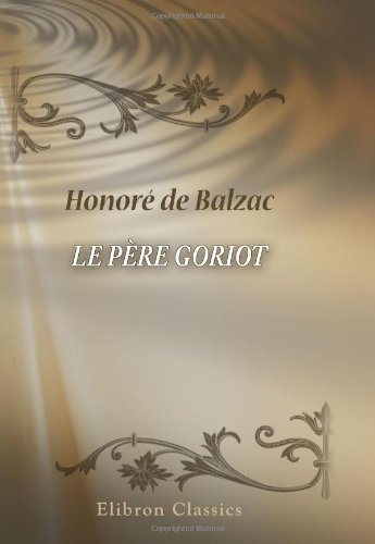 Le père Goriot Cover