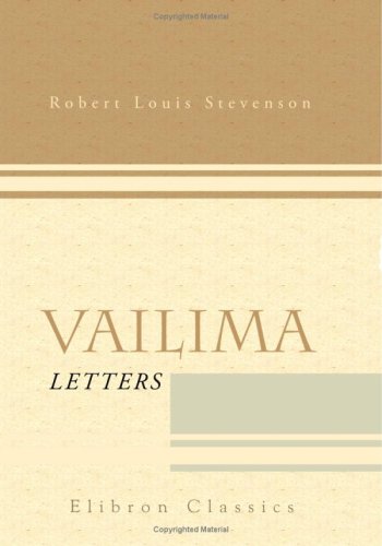 Vailima Letters Cover