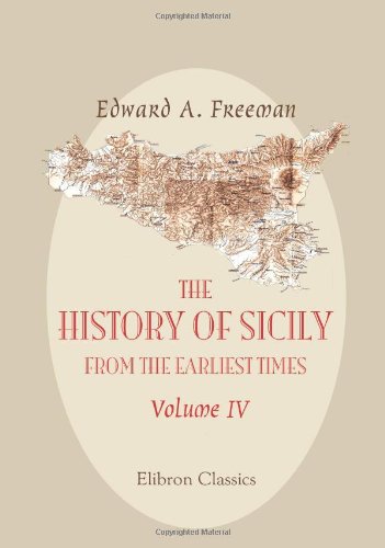 The History of Sicily from the Earliest Times Cover