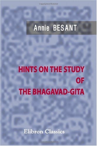 Hints on the Study of the Bhagavad-Gita Cover