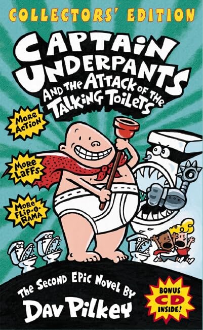Captain Underpants and the Attack of the Talking Toilets Cover