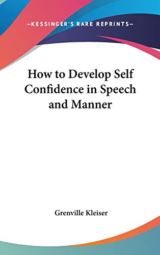 How to Develop Self Confidence in Speech and Manner Cover