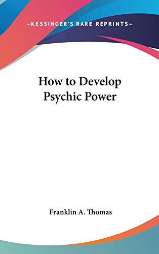 How to Develop Psychic Power Cover