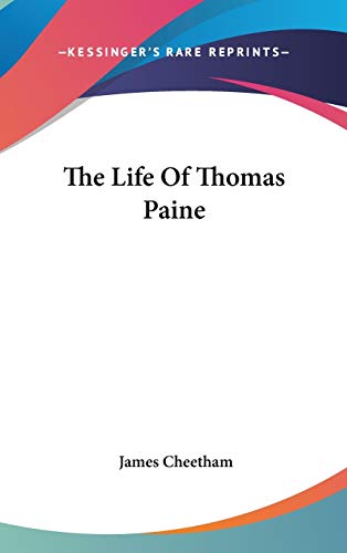 The Life Of Thomas Paine Cover