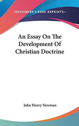 An Essay On The Development Of Christian Doctrine Cover