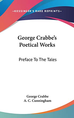 George Crabbe's Poetical Works Cover