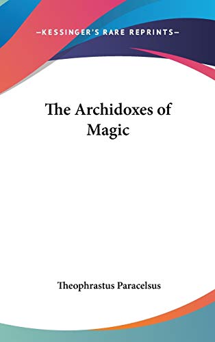 The Archidoxes of Magic Cover