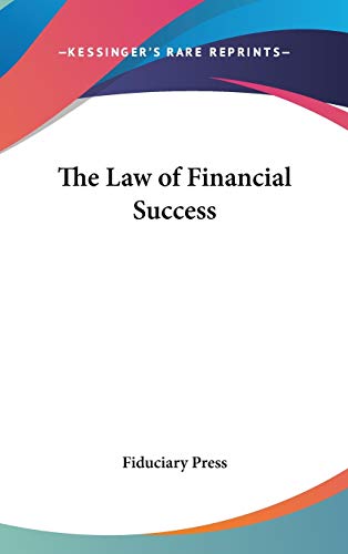 The Law of Financial Success Cover